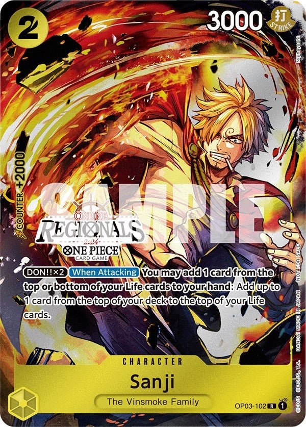 Sanji (Online Regional 2024) [Participant] (OP03-102) (OP-PR)