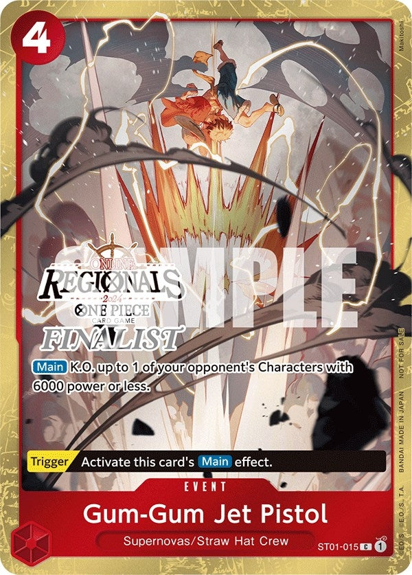 Gum-Gum Jet Pistol (Online Regional 2024) [Finalist] (ST01-015) (OP-PR)