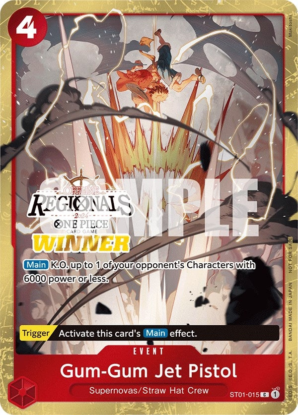 Gum-Gum Jet Pistol (Offline Regional 2024) [Winner] (ST01-015) (OP-PR)