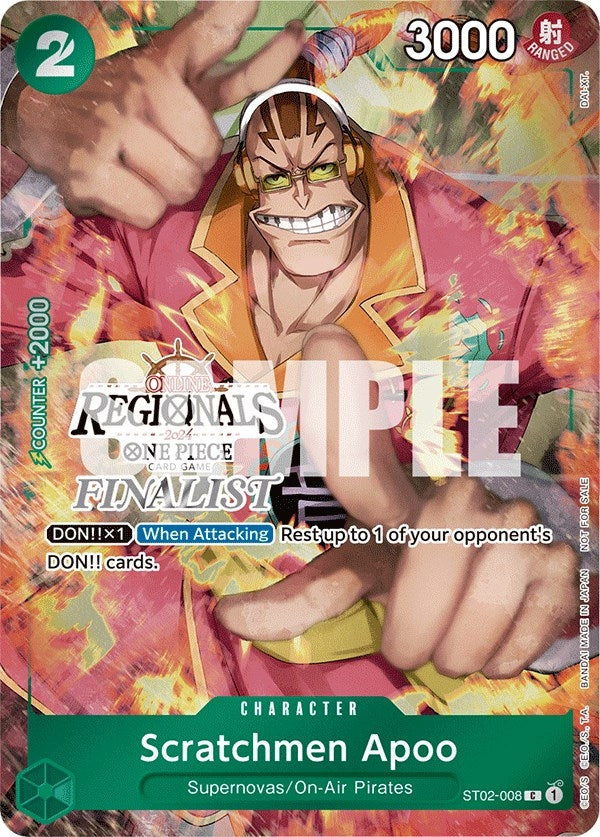 Scratchmen Apoo (Online Regional 2024) [Finalist] (ST02-008) (OP-PR)