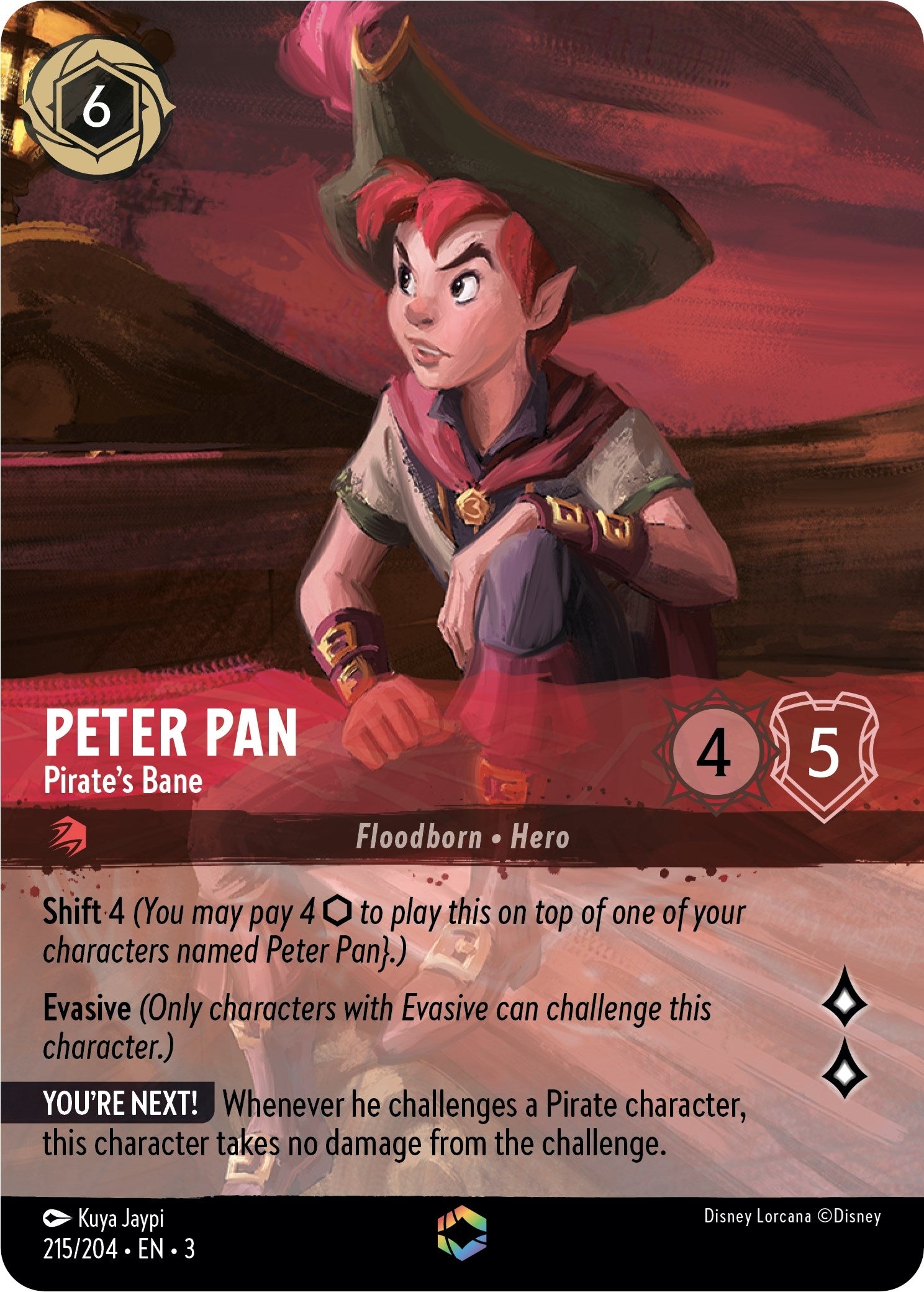Peter Pan - Pirate's Bane (Enchanted) (215/204) (3)