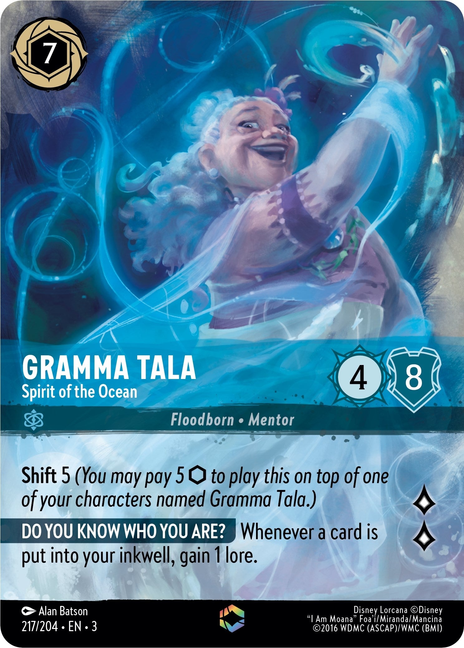 Gramma Tala - Spirit of the Ocean (Enchanted) (217/204) (3)
