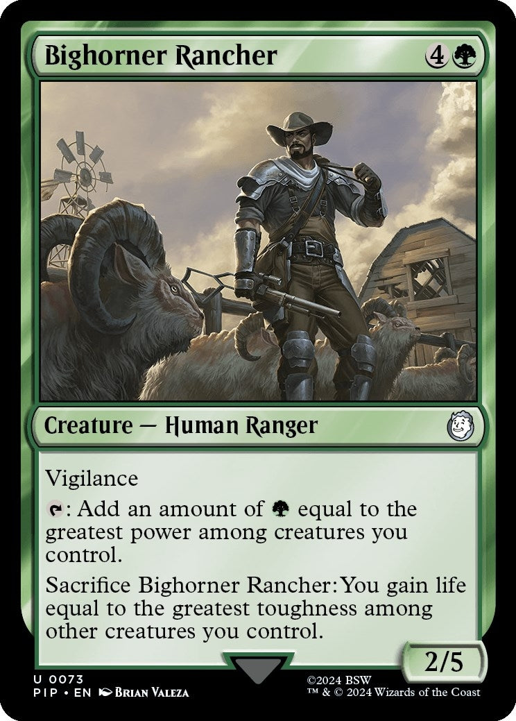 Image for Bighorner Rancher (73) (PIP) - Magic: The Gathering