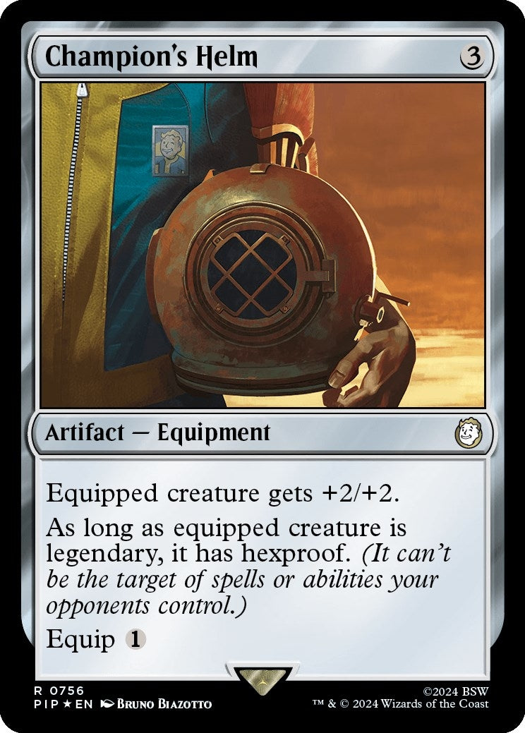 Champion's Helm (Surge Foil) (756) (PIP)