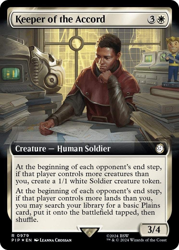 Keeper of the Accord (Extended Art) (Surge Foil) (979) (PIP)