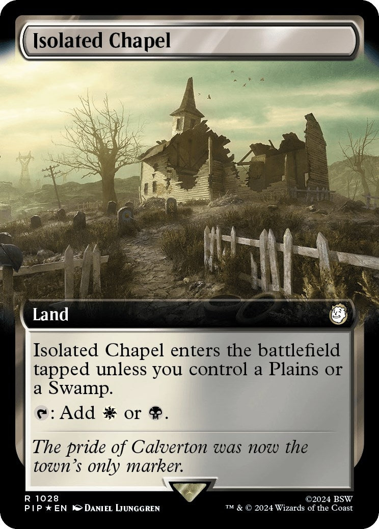 Isolated Chapel (Extended Art) (Surge Foil) (1028) (PIP)