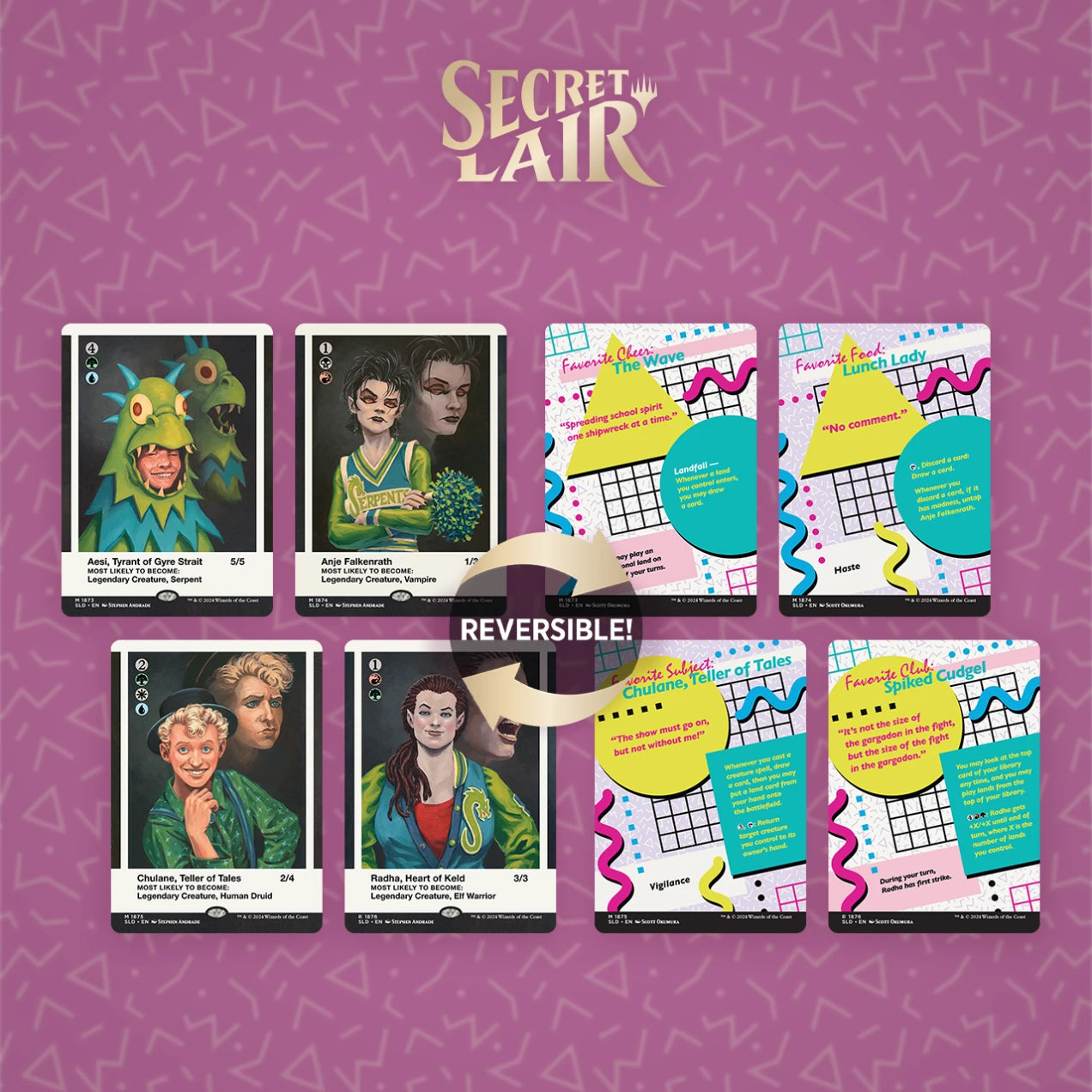 Secret Lair Drop: Our Boss is on Vacation Superdrop: Secret Lair High Class of '87 - Non-Foil Edition
