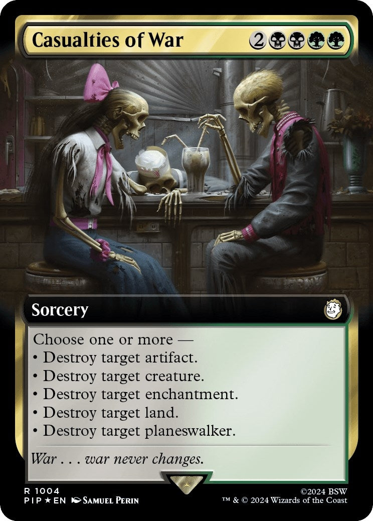 Casualties of War (Extended Art) (Surge Foil) (1004) (PIP)