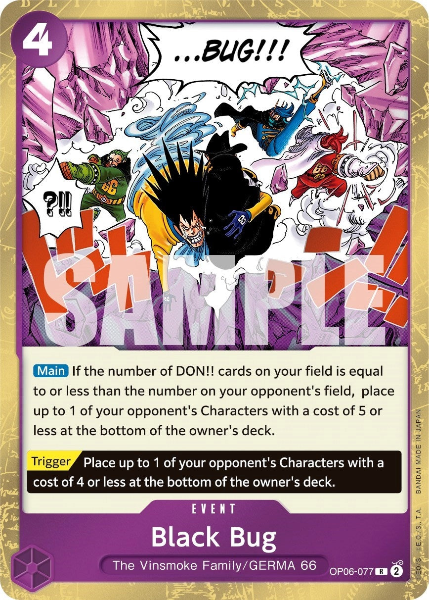 Image for Black Bug (OP06-077) (OP06) - One Piece Card Game