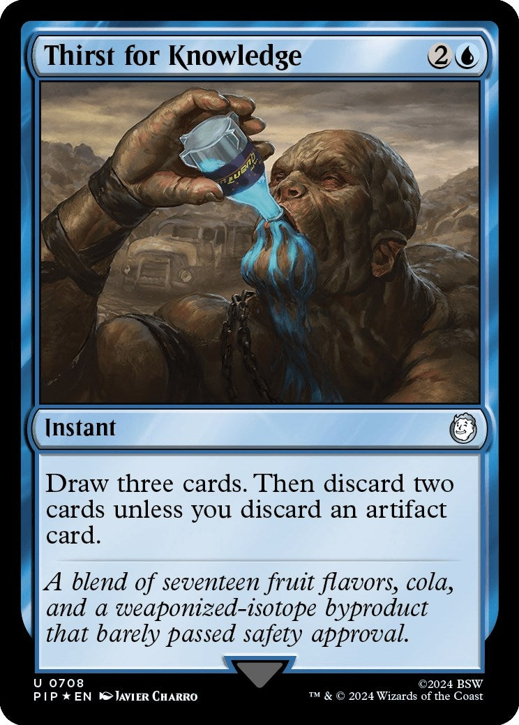 Thirst for Knowledge (Surge Foil) (708) (PIP)