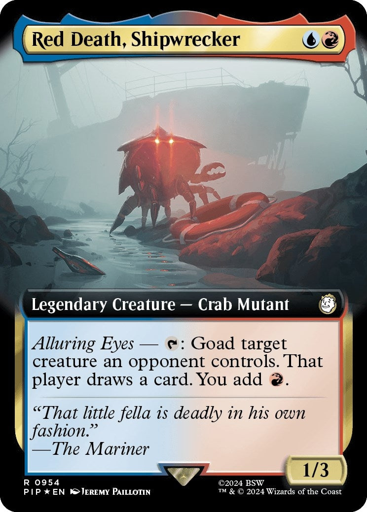 Red Death, Shipwrecker (Extended Art) (Surge Foil) (954) (PIP)
