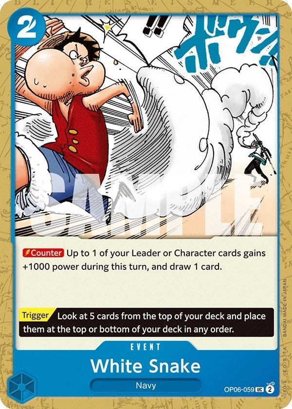 Image for White Snake (OP06-059) (OP06) - One Piece Card Game