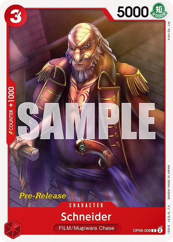 Image for Schneider (OP06-008) (OP06 PRE) - One Piece Card Game