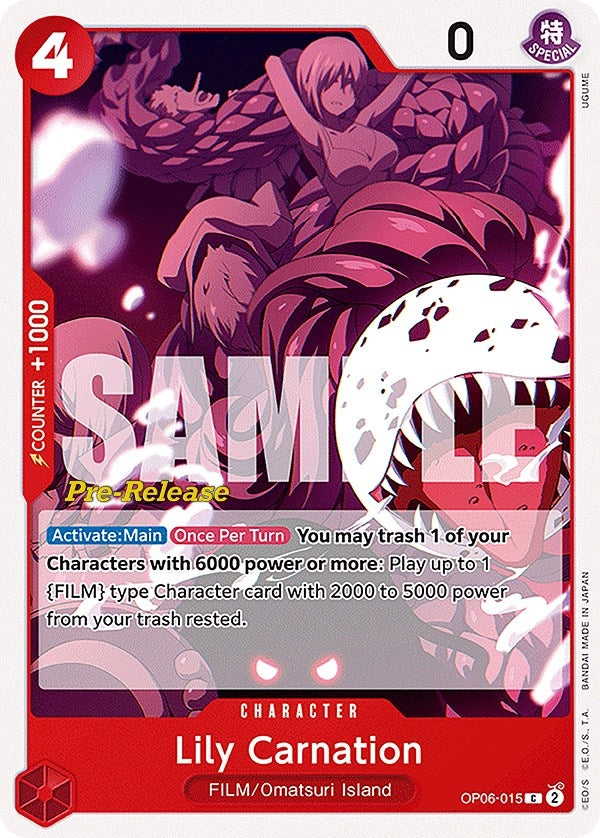 Lily Carnation (OP06-015) (OP06 PRE)