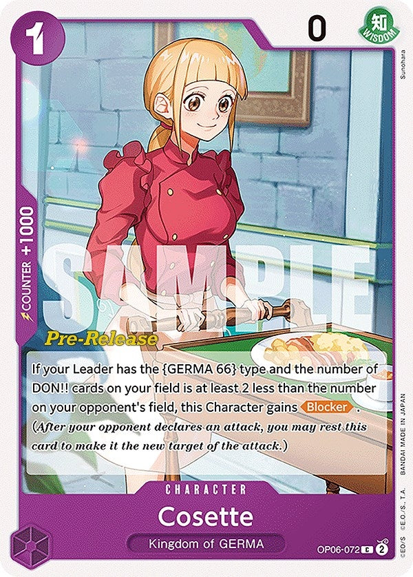 Cosette (OP06-072) (OP06 PRE)