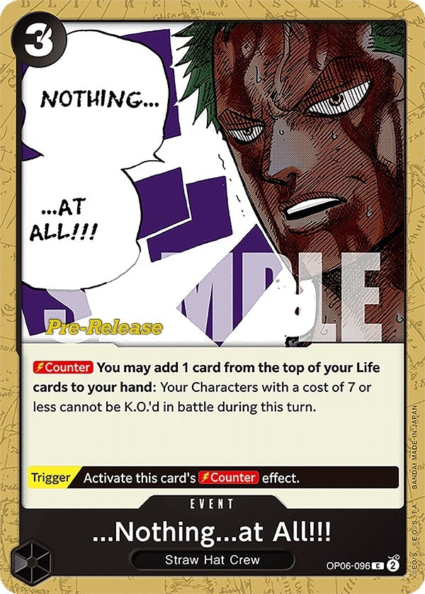...Nothing...at All!!! (OP06-096) (OP06 PRE)