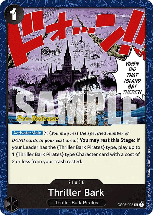 Thriller Bark (OP06-098) (OP06 PRE)