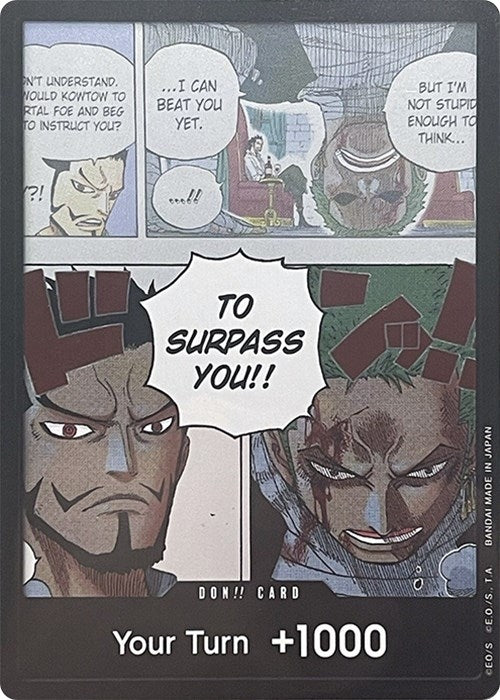 DON!! Card (Mihawk & Zoro) (Double Pack Set Vol. 3) (OP06)