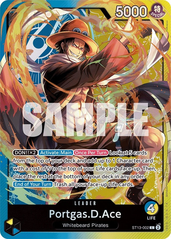 Portgas.D.Ace (002) (ST13-002) (ST-13)