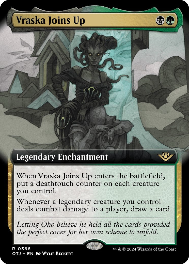 Vraska Joins Up (Extended Art) (366) (OTJ)