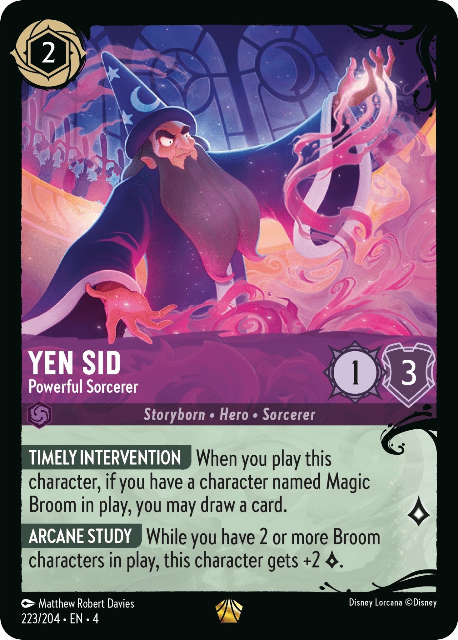Yen Sid - Powerful Sorcerer (223/204) (223/204) (Q1)