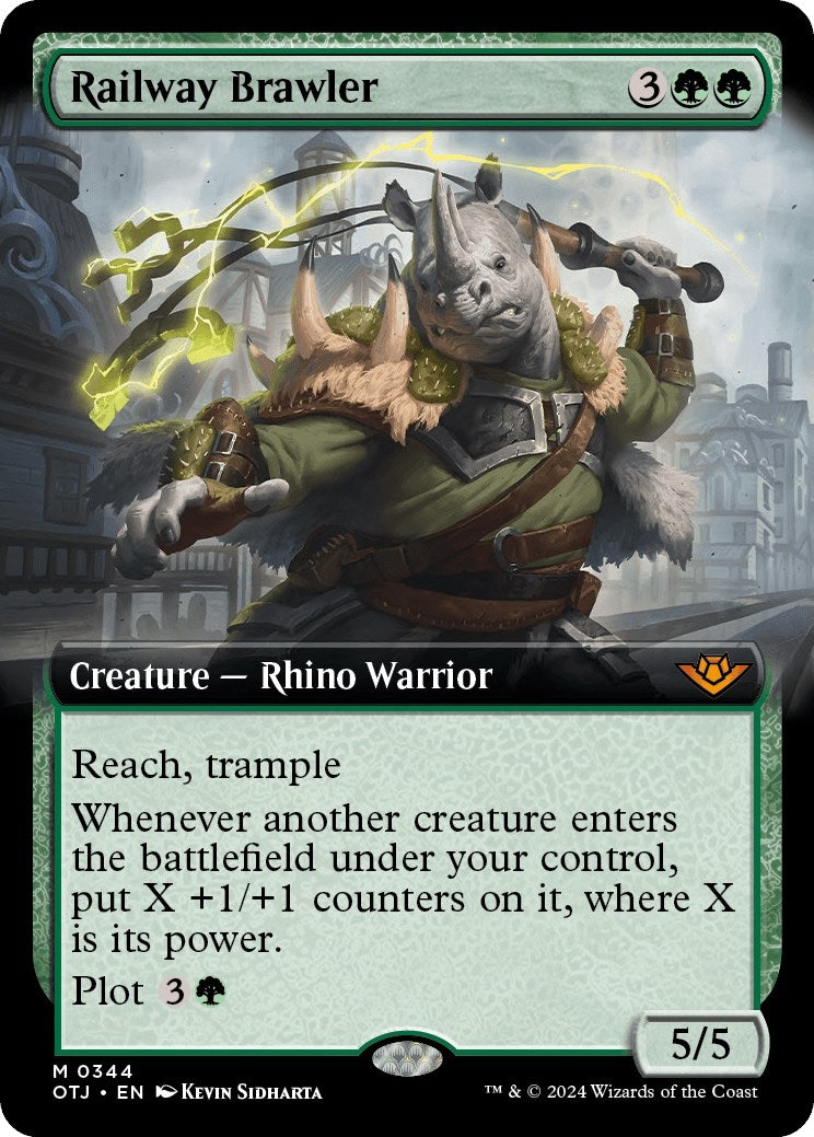 Railway Brawler (Extended Art) (344) (OTJ)