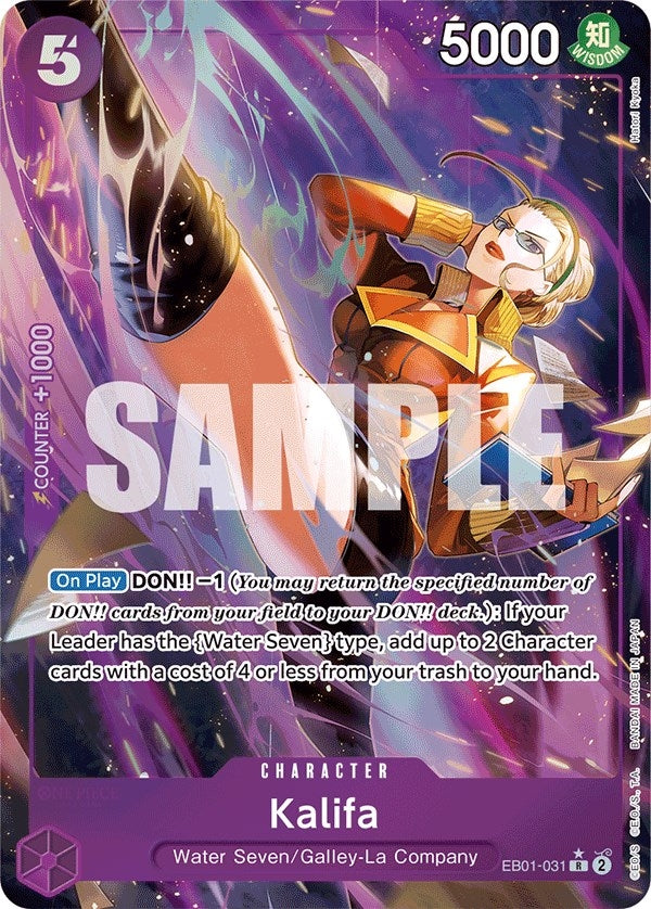 Image for Kalifa (Alternate Art) (EB01-031) (EB-01) - One Piece Card Game