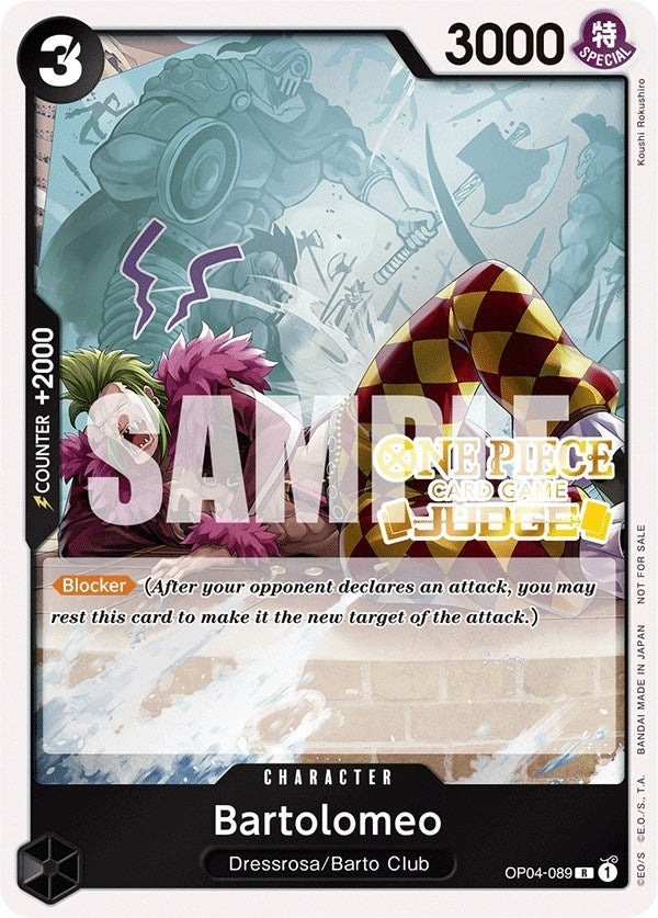 Image for Bartolomeo (Judge Pack Vol. 3) (OP04-089) (OP-PR) - One Piece Card Game
