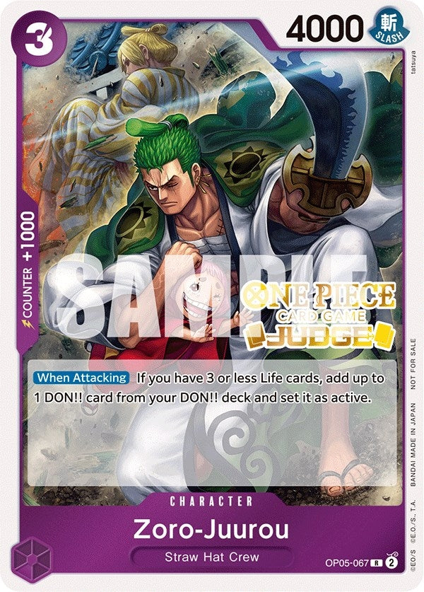 Zoro-Juurou (Judge Pack Vol. 3) (OP05-067) (OP-PR)