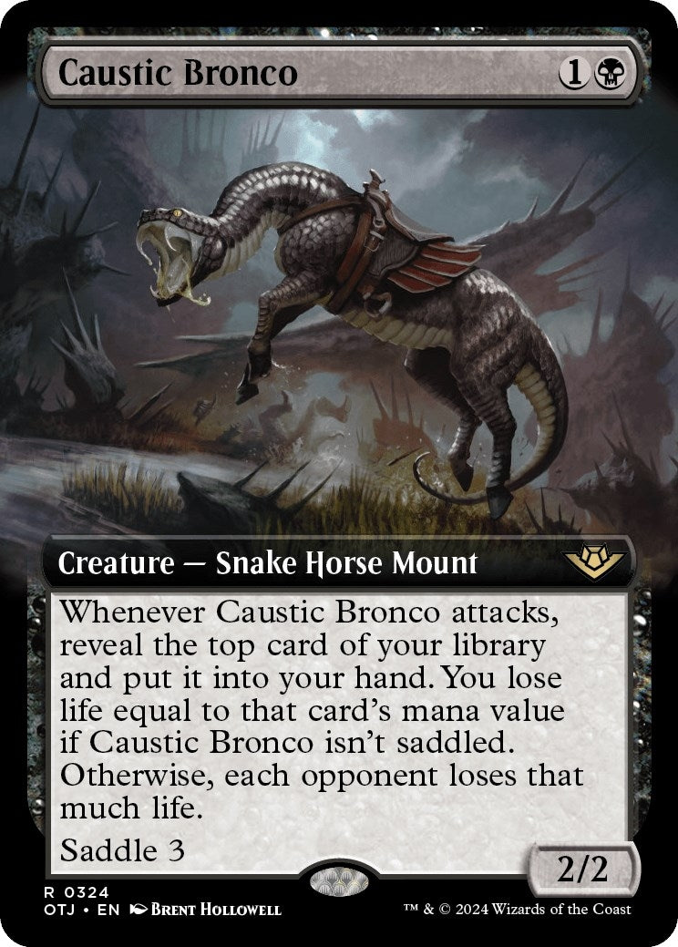 Caustic Bronco (Extended Art) (324) (OTJ)