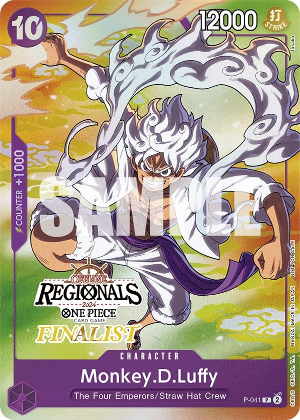 Monkey.D.Luffy (041) (Offline Regional 2024 Vol. 2) [Finalist] (P-041) (OP-PR)