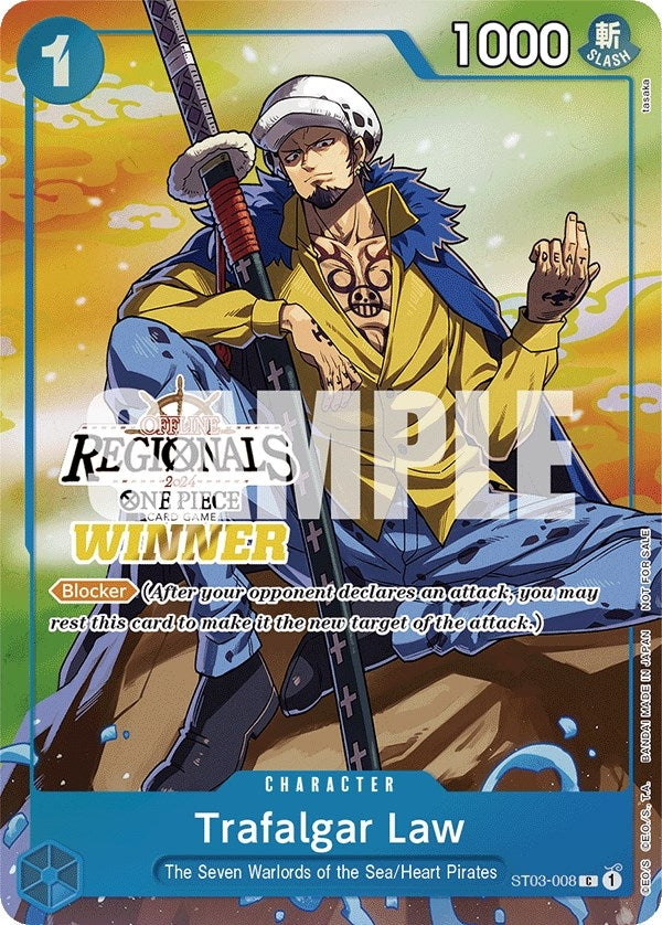 Trafalgar Law (Offline Regional 2024 Vol. 2) [Winner] (ST03-008) (OP-PR)