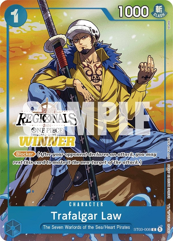 Trafalgar Law (Online Regional 2024 Vol. 2) [Winner] (ST03-008) (OP-PR)