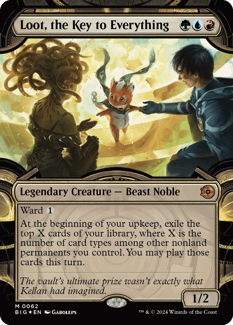 Loot, the Key to Everything (Showcase) (Raised Foil) (62) (BIG)