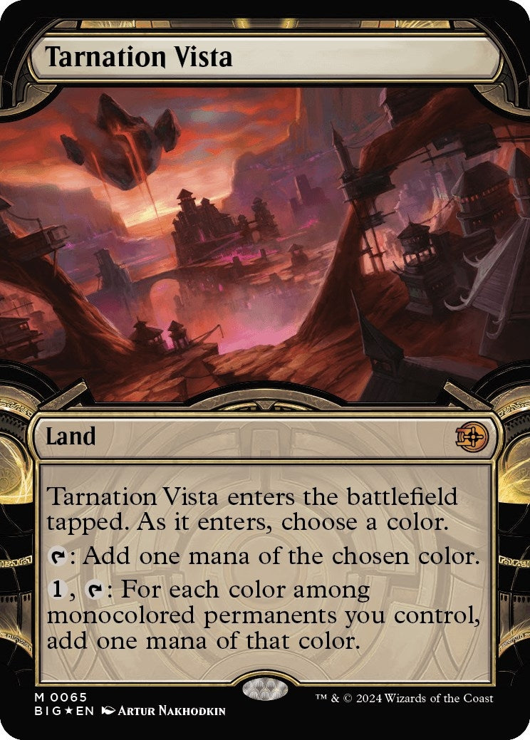Tarnation Vista (Showcase) (Raised Foil) (65) (BIG)