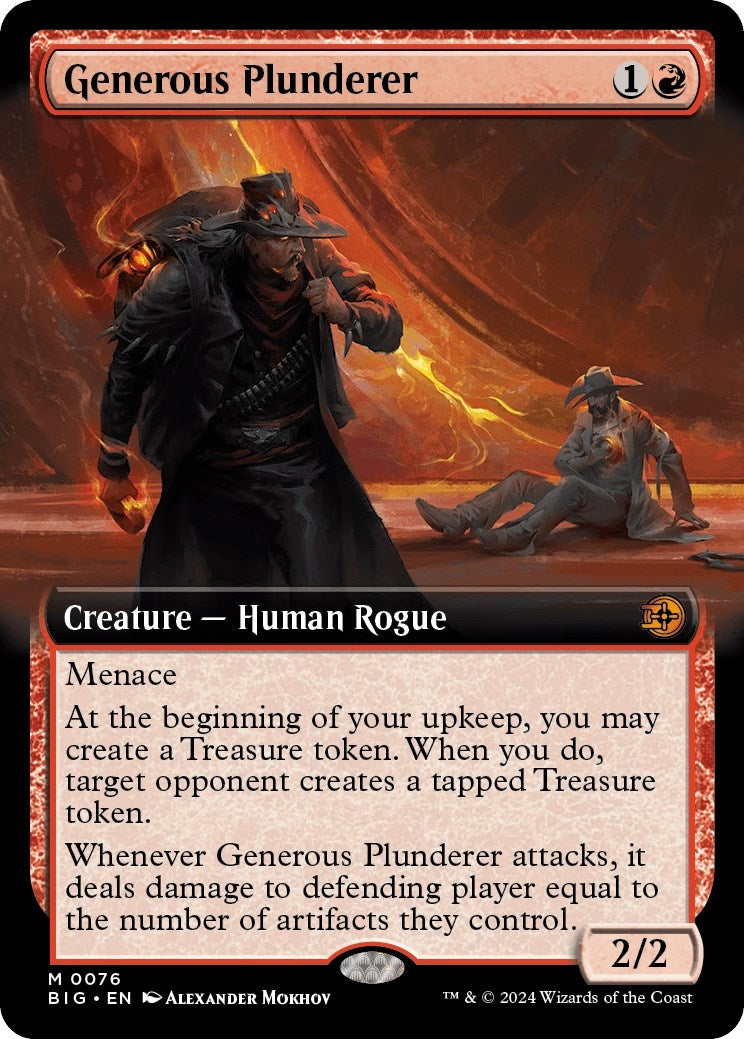 Generous Plunderer (Extended Art) (76) (BIG)