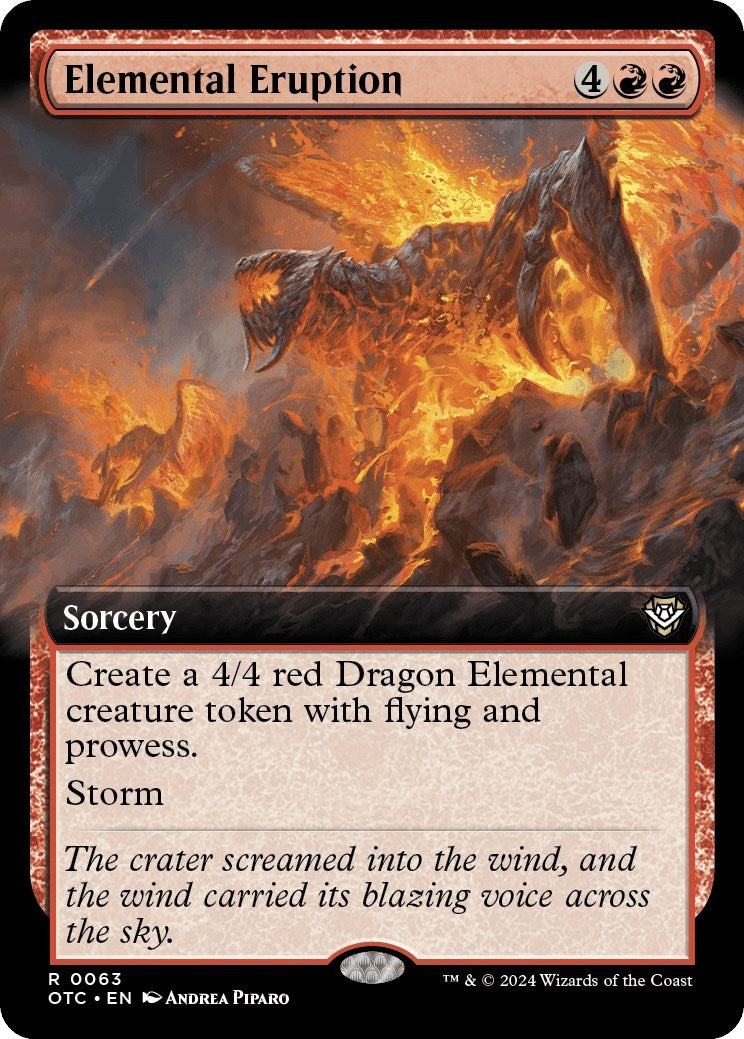 Elemental Eruption (Extended Art) (63) (OTC)