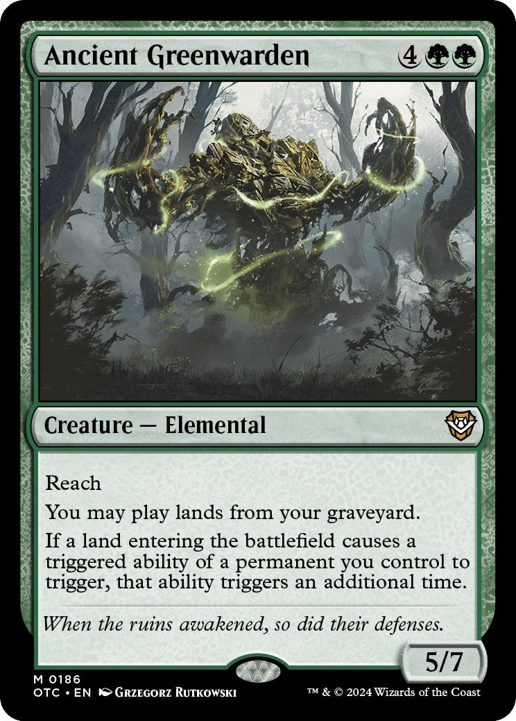 Ancient Greenwarden (186) (OTC)