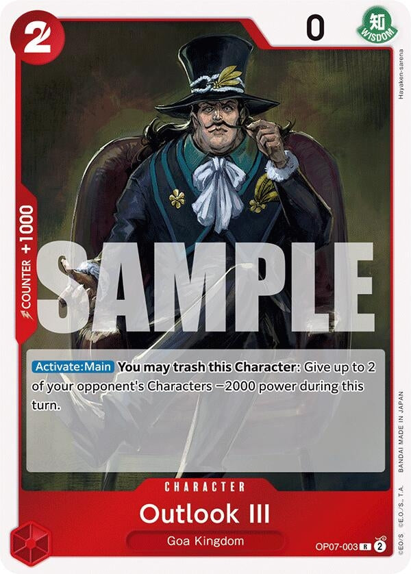 Image for Outlook III (OP07-003) (OP07) - One Piece Card Game