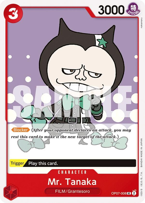 Image for Mr. Tanaka (OP07-008) (OP07) - One Piece Card Game