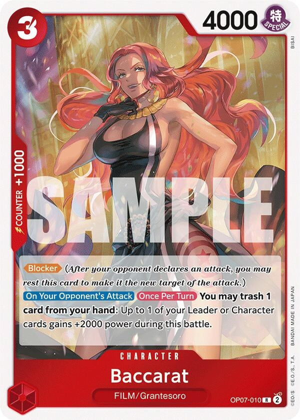 Image for Baccarat (OP07-010) (OP07) - One Piece Card Game