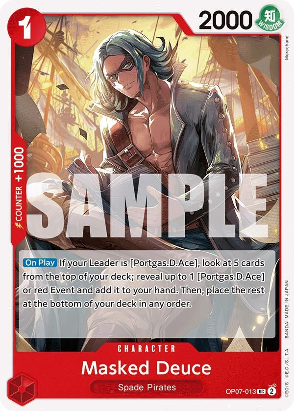 Image for Masked Deuce (OP07-013) (OP07) - One Piece Card Game
