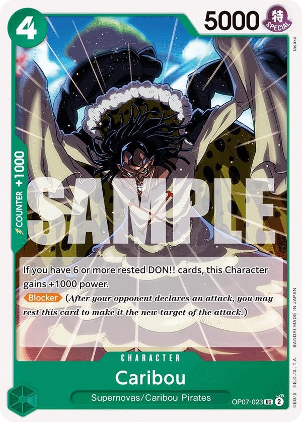 Image for Caribou (OP07-023) (OP07) - One Piece Card Game