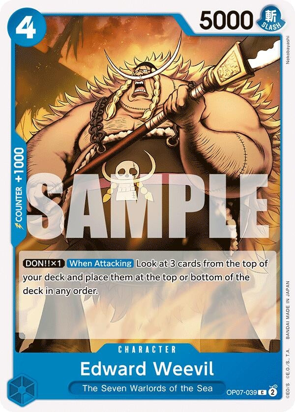 Image for Edward Weevil (OP07-039) (OP07) - One Piece Card Game