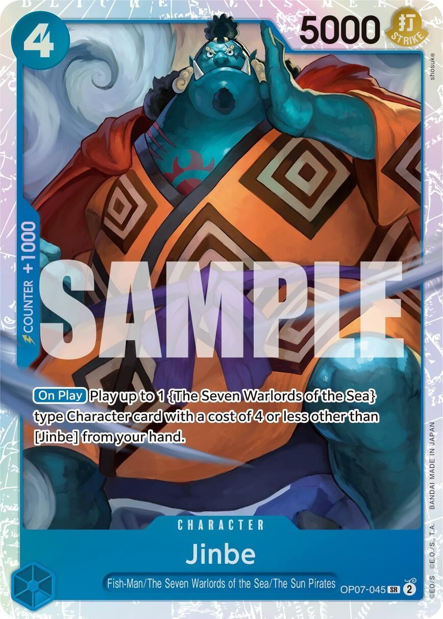 Image for Jinbe (045) (OP07-045) (OP07) - One Piece Card Game