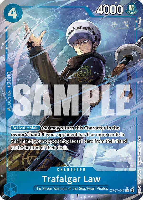 Image for Trafalgar Law (047) (Parallel) (OP07-047) (OP07) - One Piece Card Game