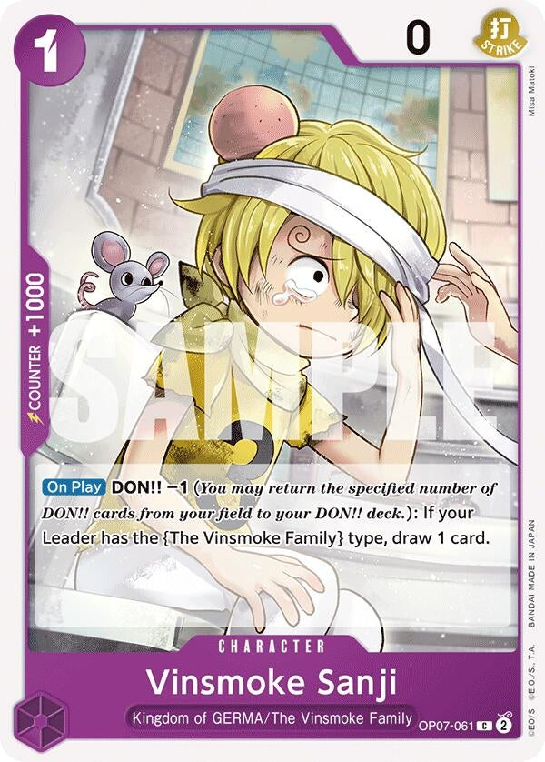 Image for Vinsmoke Sanji (OP07-061) (OP07) - One Piece Card Game