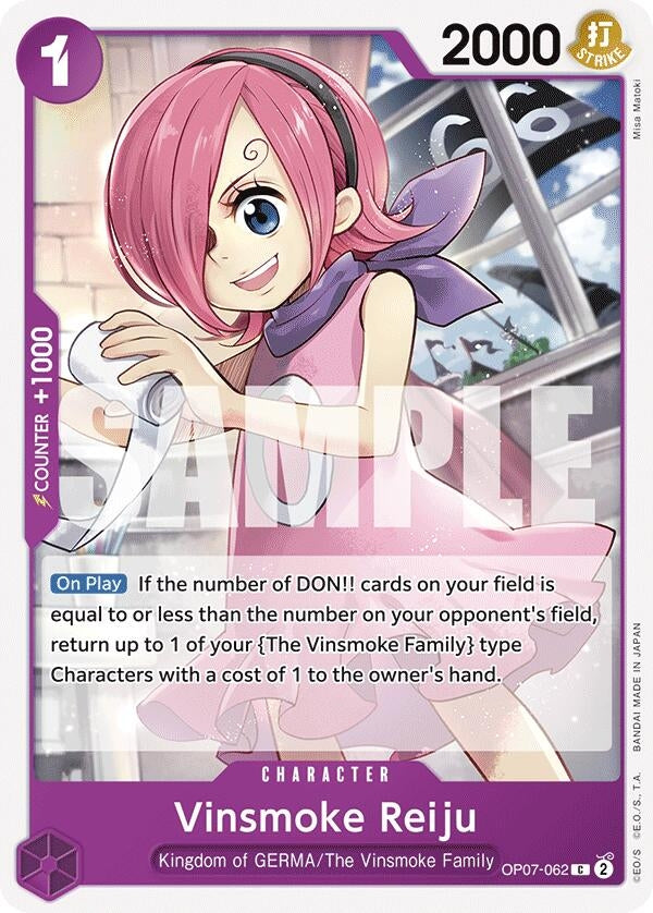 Image for Vinsmoke Reiju (OP07-062) (OP07) - One Piece Card Game