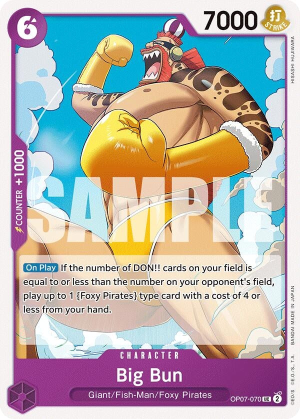Image for Big Bun (OP07-070) (OP07) - One Piece Card Game