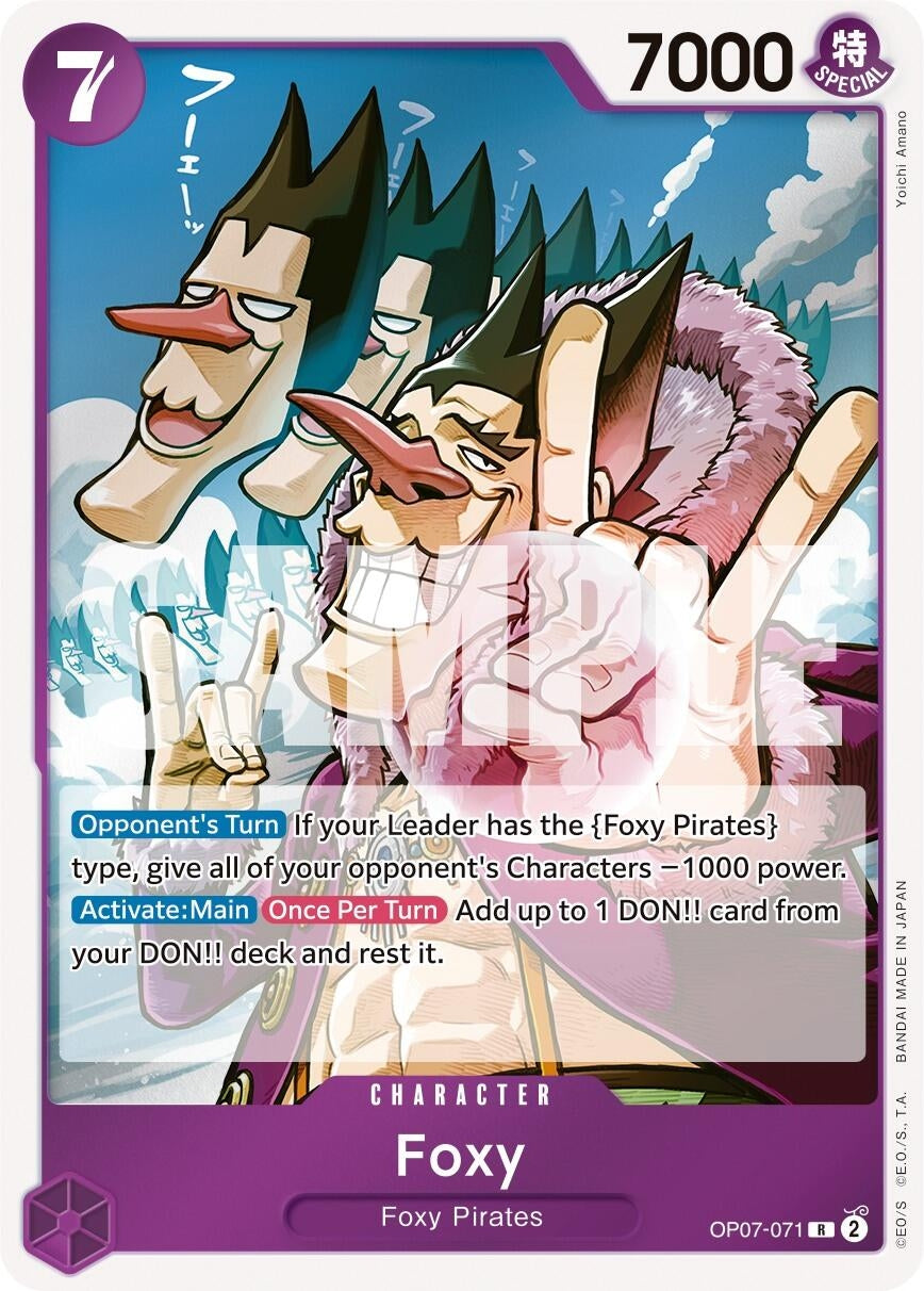 Image for Foxy (071) (OP07-071) (OP07) - One Piece Card Game